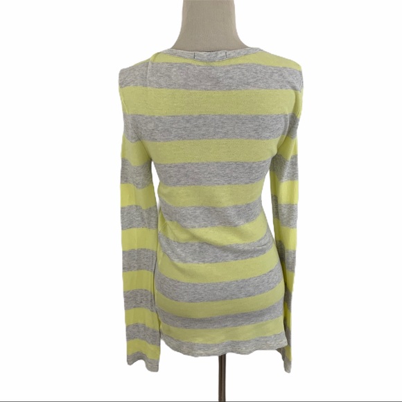 GAP | Yellow & Gray Striped Sweater - Picture 8 of 10